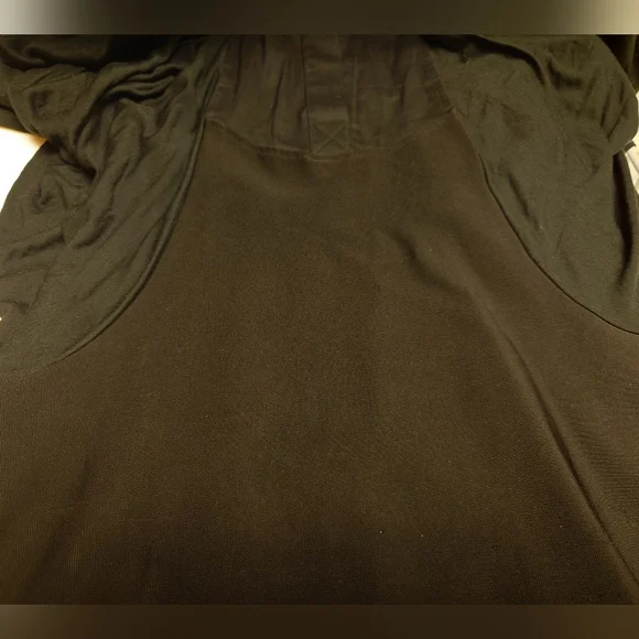 NWT Black BCBG MaxAzria Cold Shoulder Button Down Bandage Mini Dress XS Batwing - Picture 5 of 12